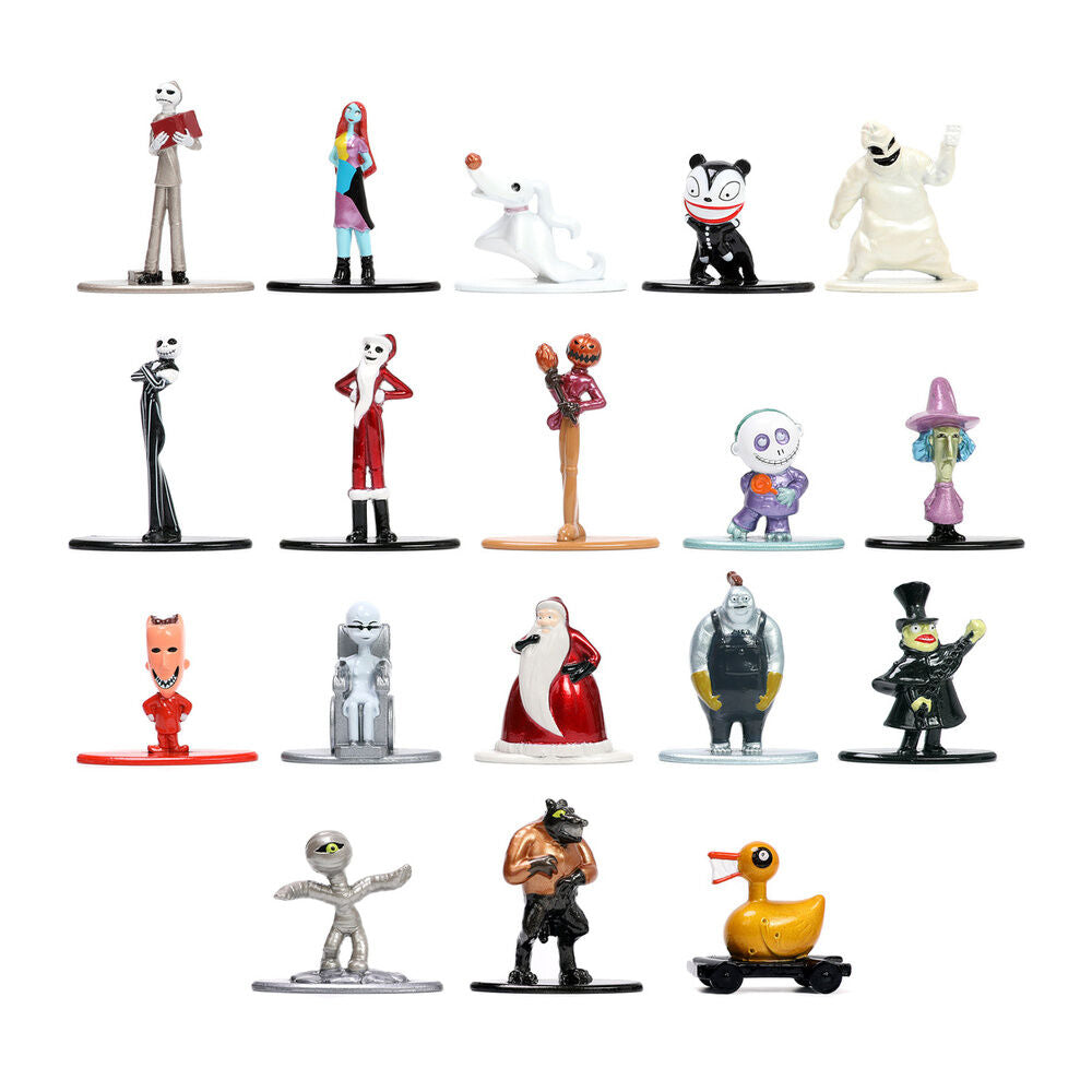 Jada Toys Blister 18 figuras metalfigs Pesadilla antes de Navidad Disney 4cm (imagen 2 de 5)