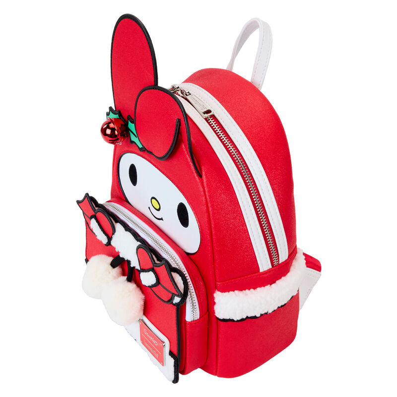 Mochila Winter My Melody Sanrio Loungefly 26cm (imagen 2 de 6)
