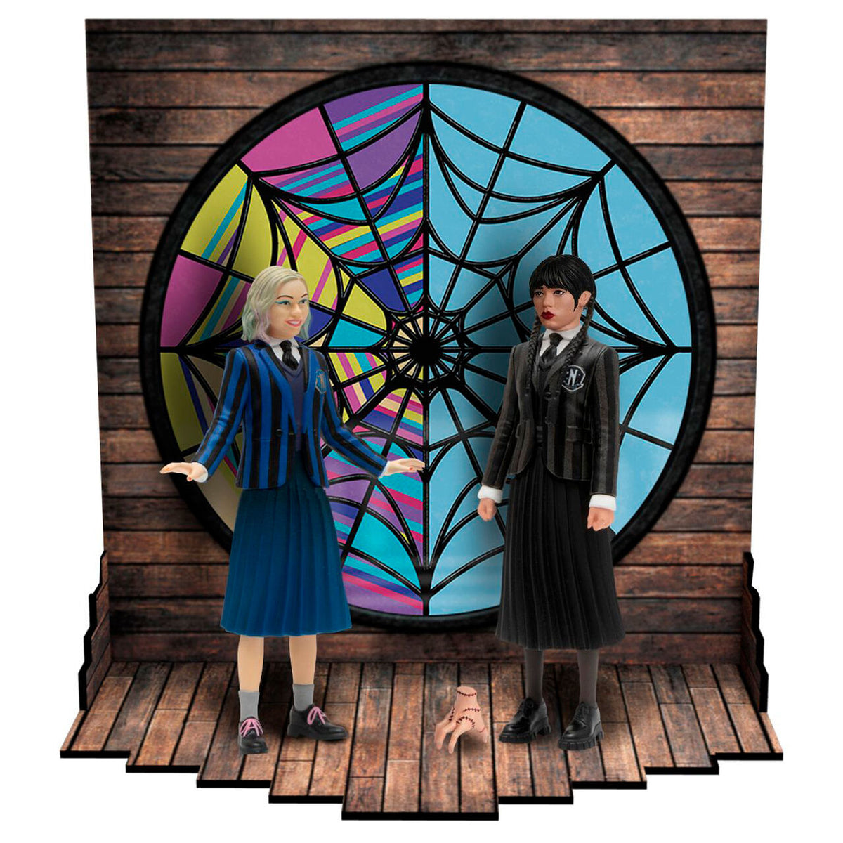 Mezco Toyz Set 2 figuras Miercoles & Enid Miercoles 9,5cm