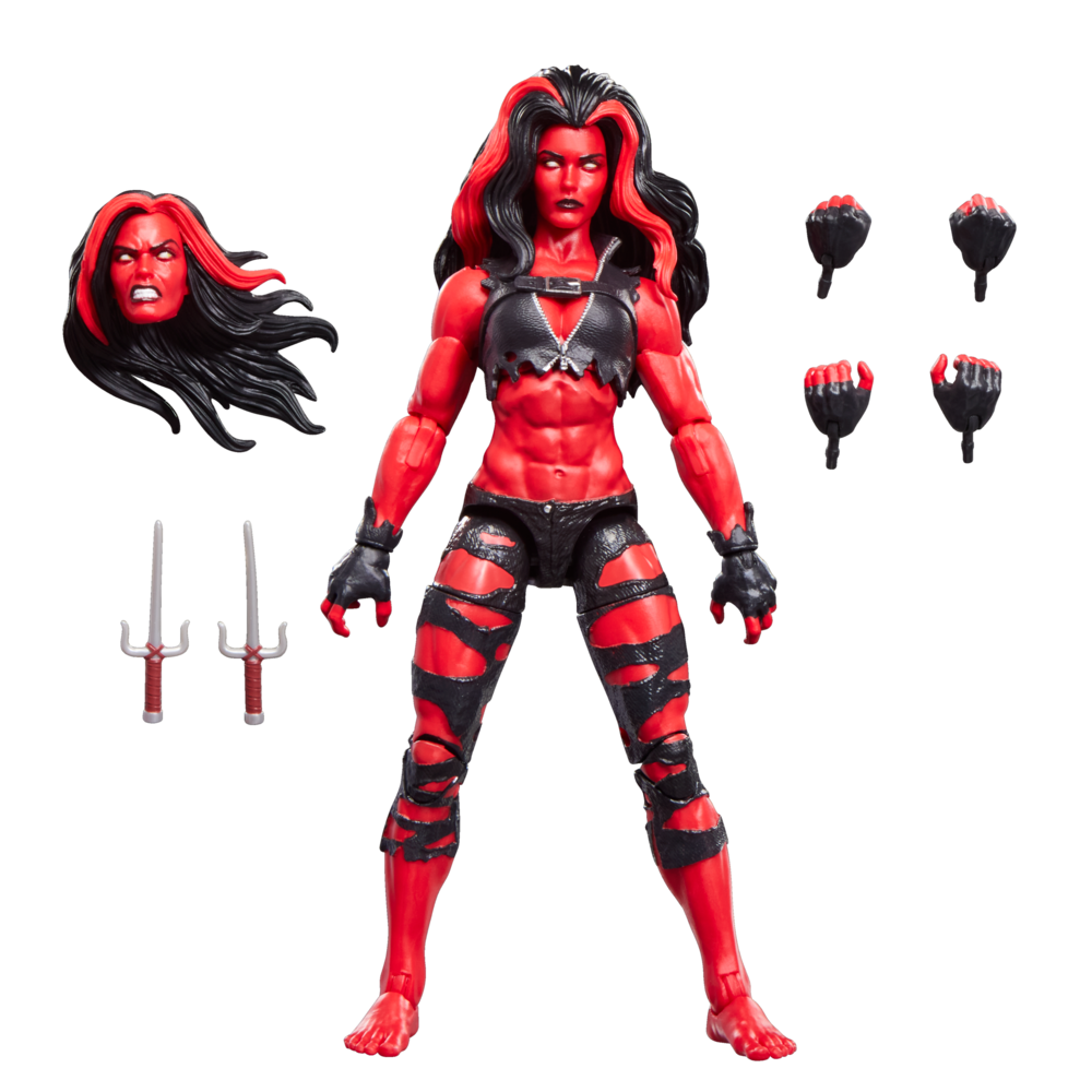 Marvel Legends Figura Hulka Roja She-Hulk 15cm Hasbro