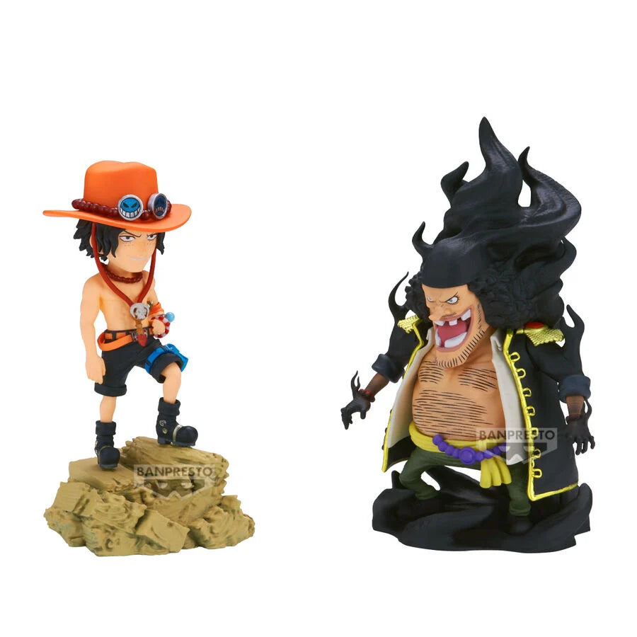 One Piece Figura Ace vs Barbanegra Log Stories Banpresto 8cm
