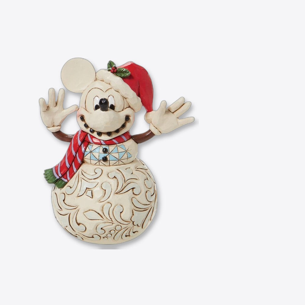 Figura enesco disney muñeco de nieve mickey navideño (imagen 6 de 6)