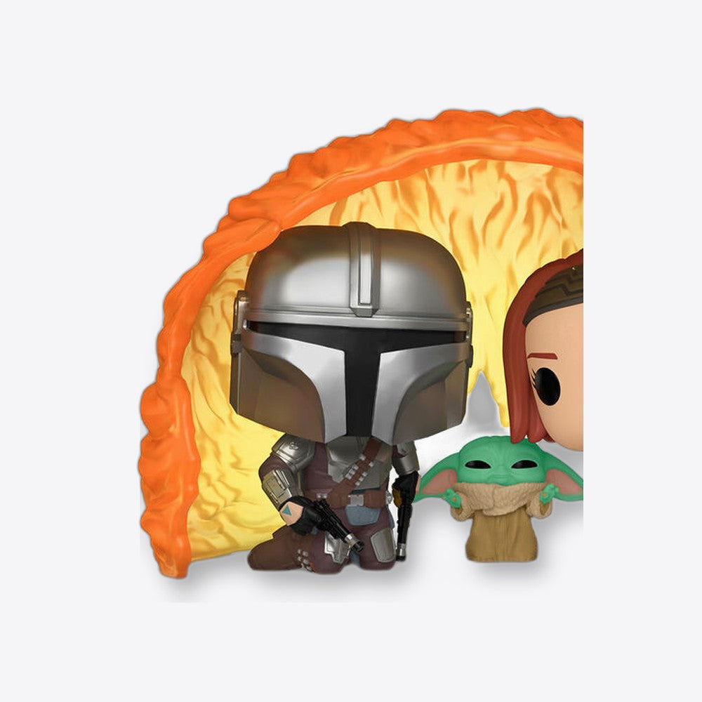 Funko Figura POP Moments Star Wars The Mandalorian Grogu Force Barrier (imagen 4 de 6)
