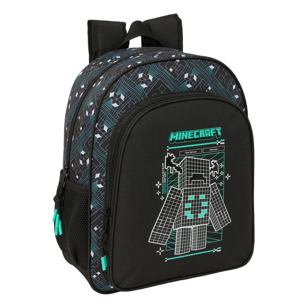 Safta Mochila Screen Minecraft 38cm adaptable