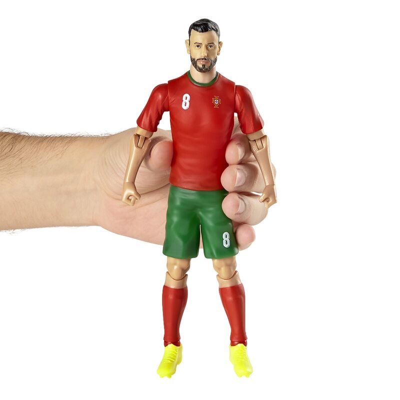 Portugal Figura Action Bruno Fernandes 20cm Colección Fútbol