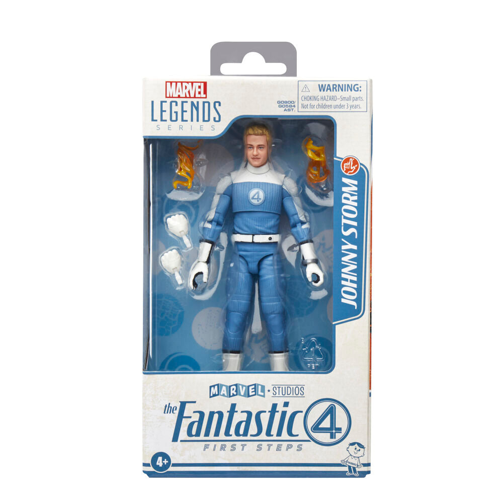 Hasbro Figura Johnny Storm Los 4 Fantasticos Marvel 15cm (imagen 2 de 10)