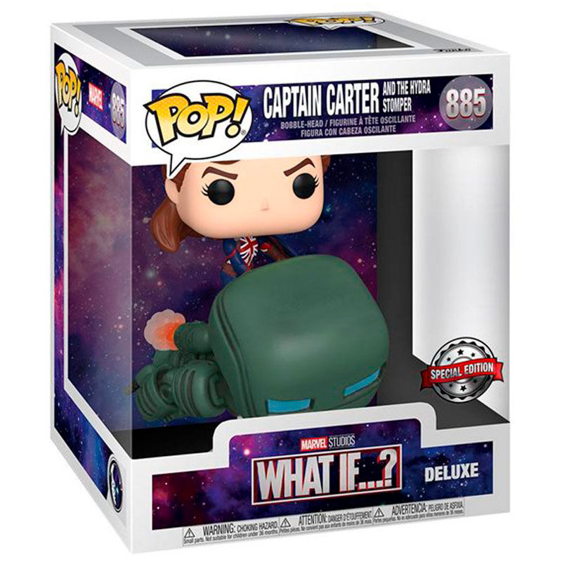 Funko Figura POP Marvel What If Captain Carter Exclusive (imagen 2 de 3)