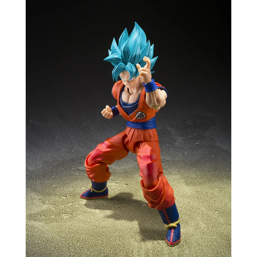 Tamashii Nations Figura S.H.Figuarts Super Saiyan God Super Saiyan Son Goku Blue Power Transcending Limits (imagen 2 de 8)