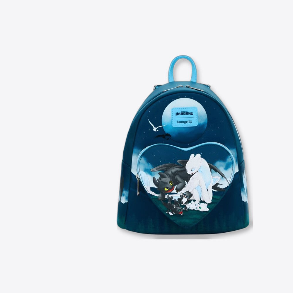 Lf | Lounfefly Mochila Toothless And Light Fury Scene Como Entrenar A Tu Dragon Loungefly 26cm (imagen 4 de 6)