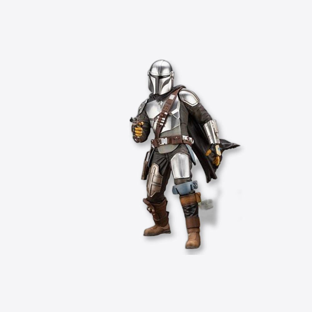 Figura kotobukiya star wars the mandalorian mandaloriano & the child grogu estatua artfx 1 - 7 (imagen 4 de 6)