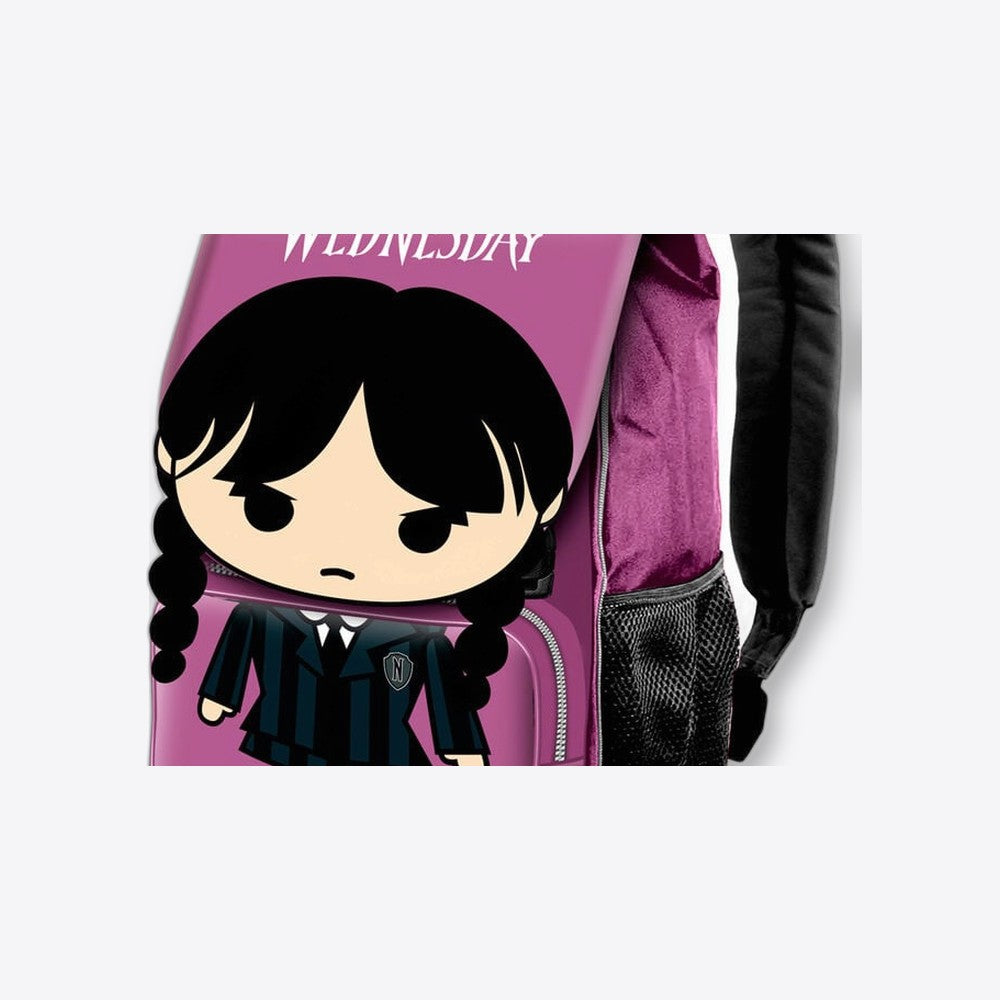 Karactermania Mochila solapa Chibi Miercoles 45cm (imagen 5 de 6)