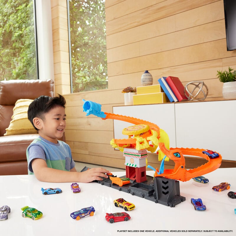 Mattel Pista Pizza Slam Ataque de Cobra Hot Wheels (imagen 2 de 4)