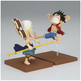Set figuras Monkey D Luffy & Enel World Collectable One Piece 7cm