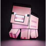 Lampara box Cerdo Minecraft